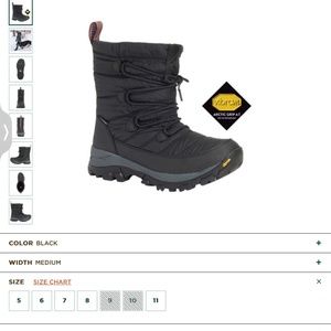 MUCK NEW IN BOX WOMEN'S BOOTS  10/42 BLACK  WATERPROOF AND WARM $190